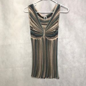 Sleeveless Missoni tunic women’s size small top